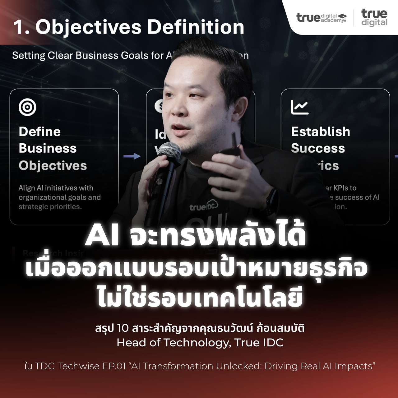 TDG Techwise EP.01 “AI Transformation Unlocked: Driving Real AI Impacts”